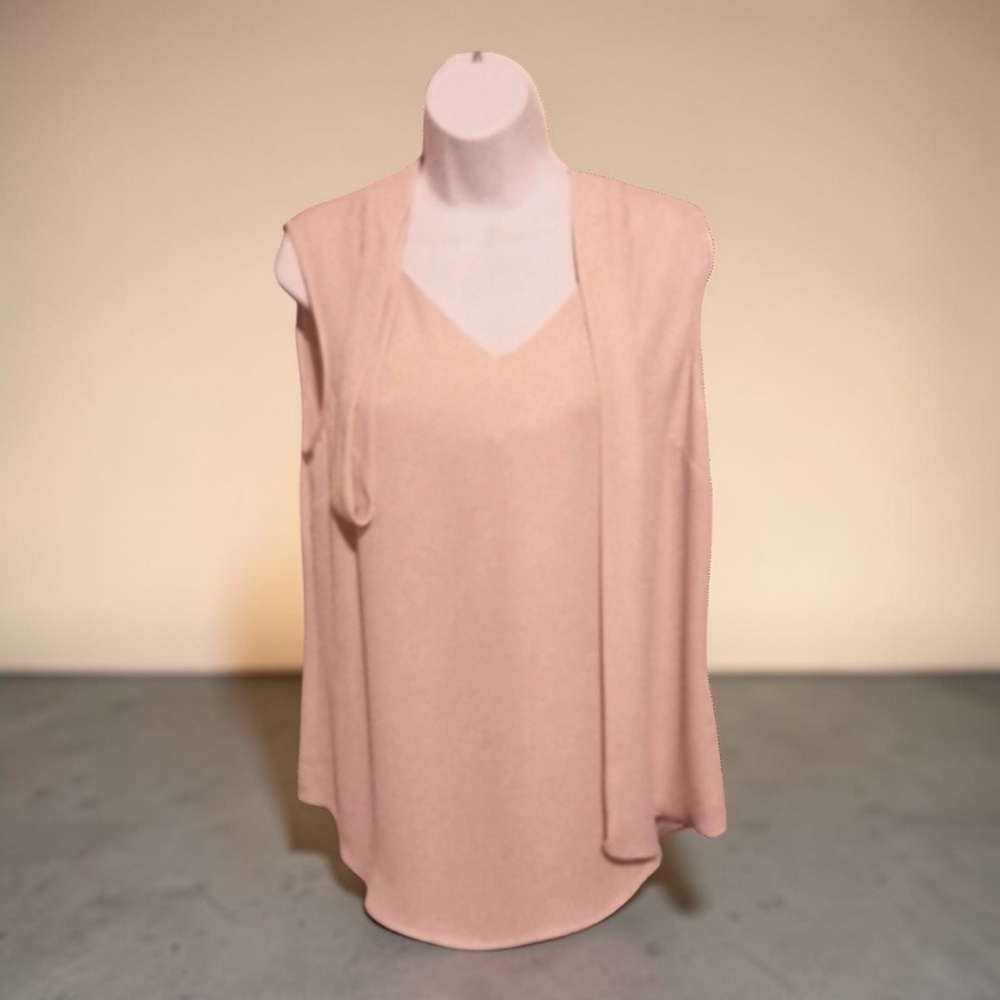 DKNY "Call of the wild" top Nwt sz XL blush